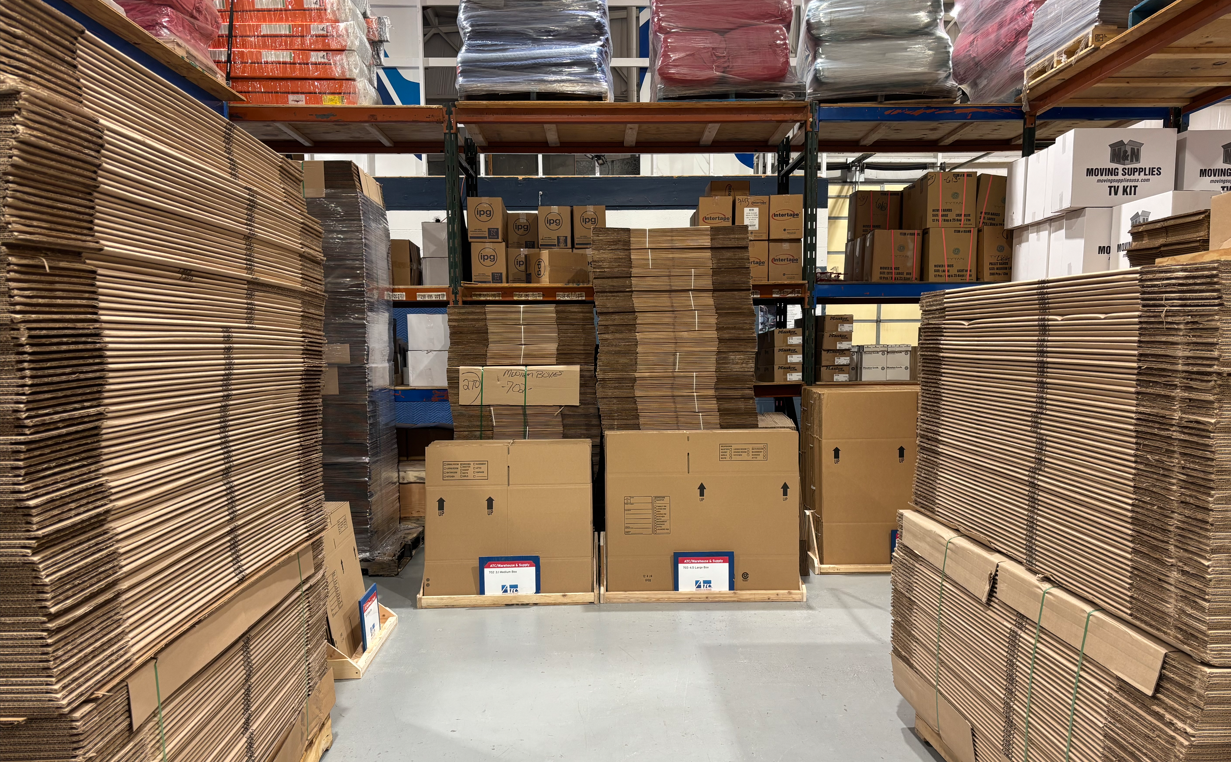 Cardboard Supply Shelf